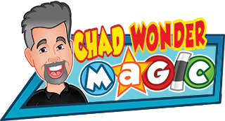 Chad Wonder Virtual Magic Show Zoom Logo